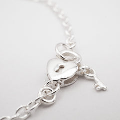 Bracelet CADENAS-CŒUR - argent