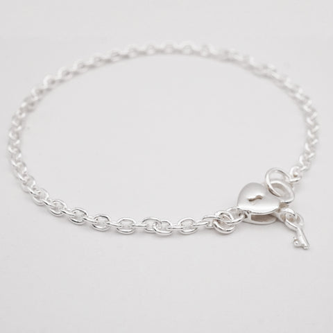 Bracelet CADENAS-CŒUR - argent