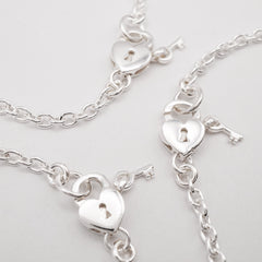 Bracelet CADENAS-CŒUR - argent