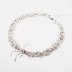 Bracelet NOE - chaînes d'argent tissées