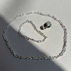 Collier en mailles WALLIS - argent