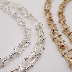 Collier en mailles CASSINI - argent