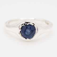Bague ELLA - Saphir et argent