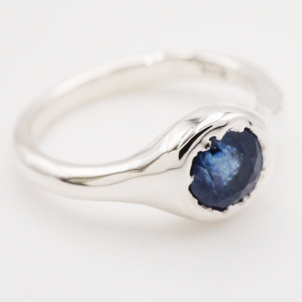 Bague ELLA - Saphir et argent