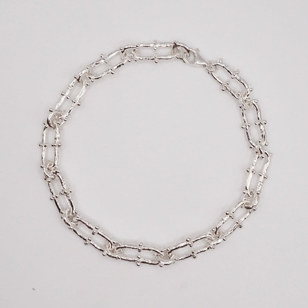 Bracelet en mailles CASSINI - argent ou plaqué or 14k