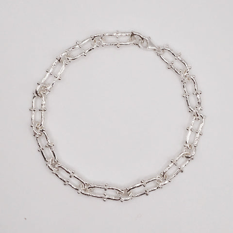 Bracelet en mailles CASSINI - argent ou plaqué or 14k