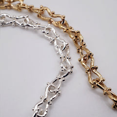 Bracelet en mailles WALLIS - argent ou plaqué or 14k