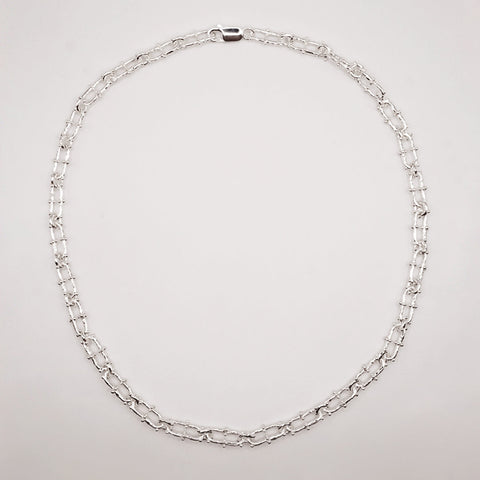 Collier en mailles CASSINI - argent