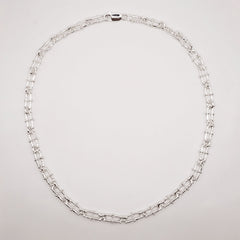 Collier en mailles CASSINI - argent