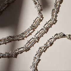 Collier en mailles CASSINI - argent