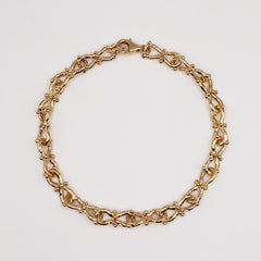 Bracelet en mailles WALLIS - argent ou plaqué or 14k