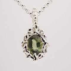 Pendentifs FRIDA - Saphirs et argent - pièces uniques