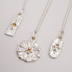 Pendentifs TALISMAN - Saphirs et argent