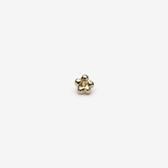 Boucles d'oreilles PETITE FLEUR no.1 - or 10k et saphir 🌼
