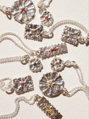 Pendentifs TALISMAN - Saphirs et argent