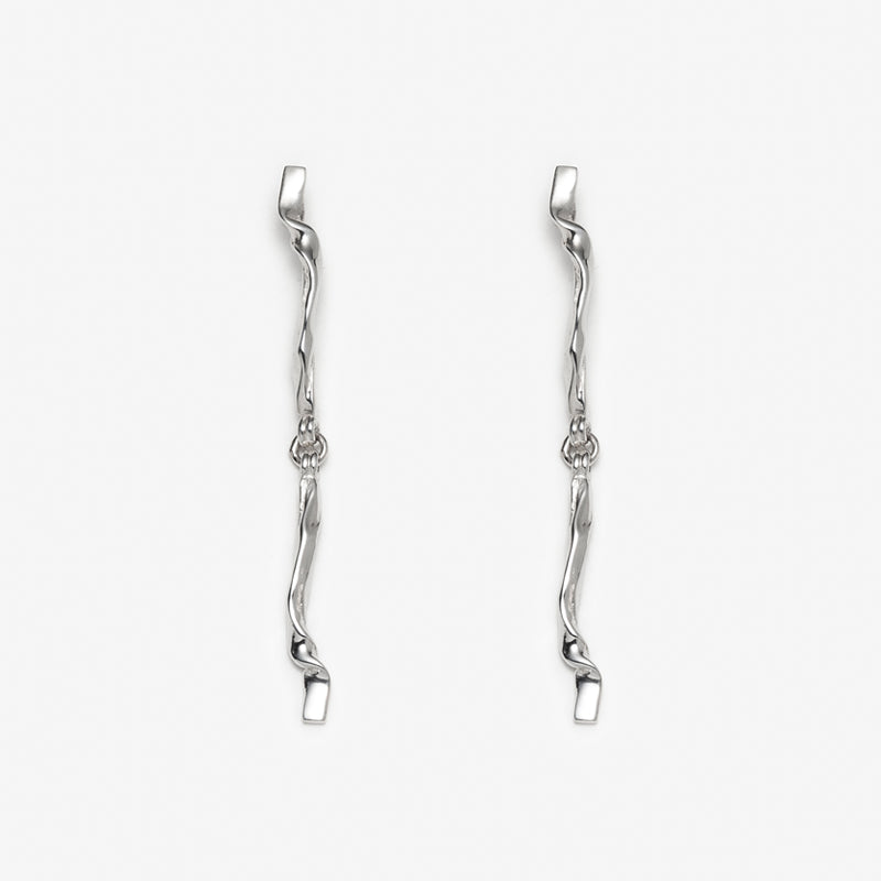 Boucles d'oreilles NORA - argent