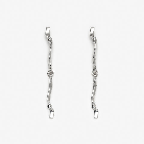Boucles d'oreilles NORA - argent
