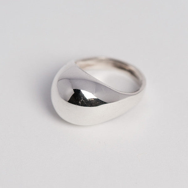 PAUZE atelier Bulle silver ring