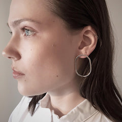 Boucles d'oreilles CAMILA GRANDES - argent