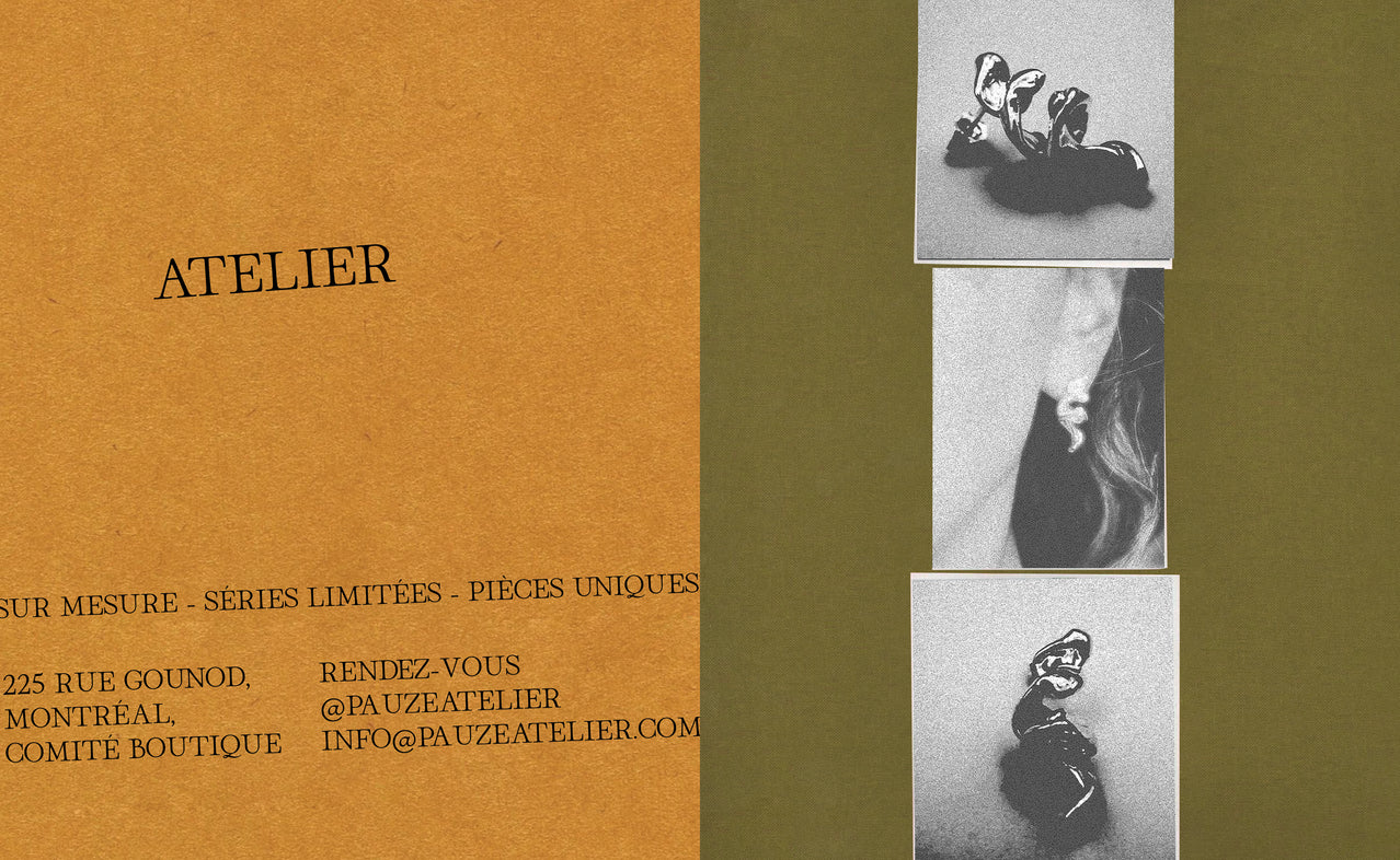 PAUZE atelier Nouveautés Jewellery Collection