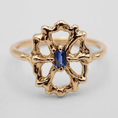 Bague CAPRI - Or 14k et saphir