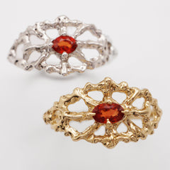 Bague RAVELLO - Or 10k et saphir
