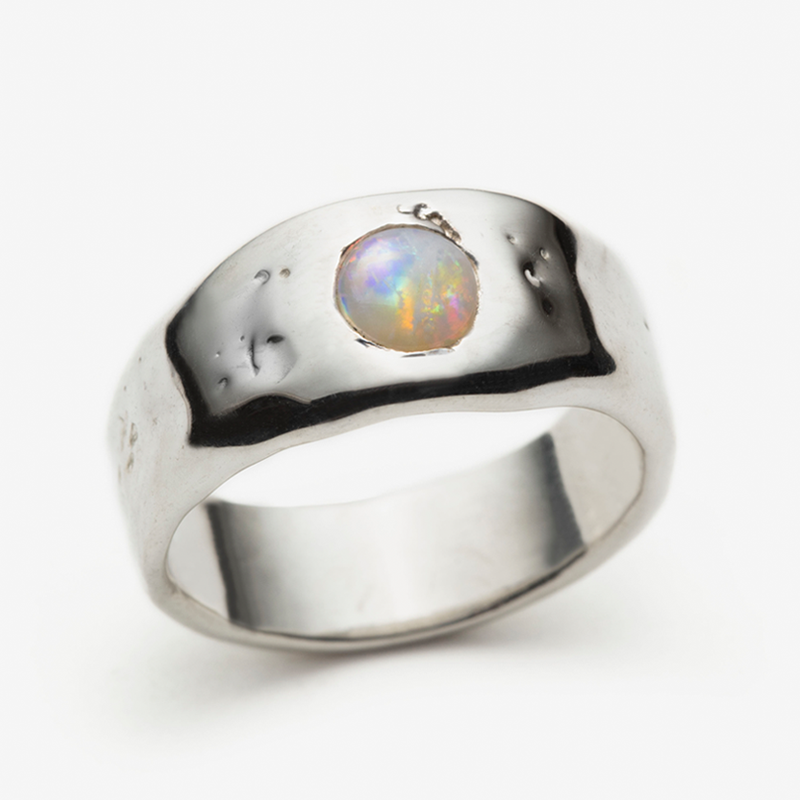 Bague GARANCE - Opale et argent